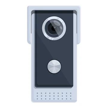 Call intercom icon cartoon vector. Video system Stock Illustration