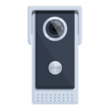 Call intercom icon cartoon . Video system Illustrazione stock