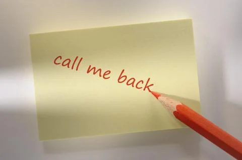 Call me back Stock Photos