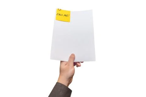 Call me concept Stock Photos