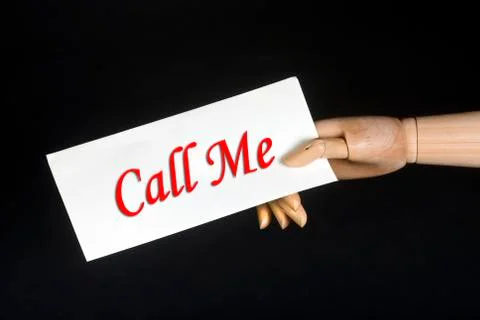 Call Me. Foto stock