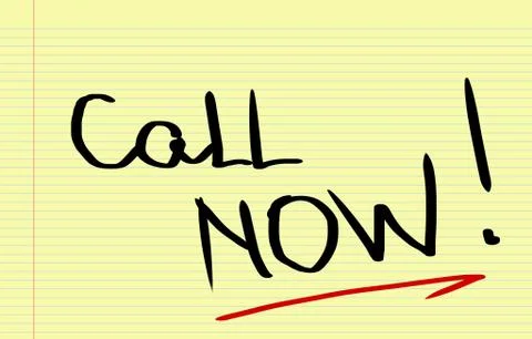 Call Now Concept Stock Illustration