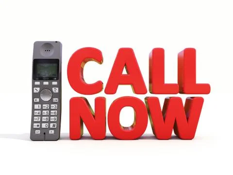 Call now Stock-Illustration