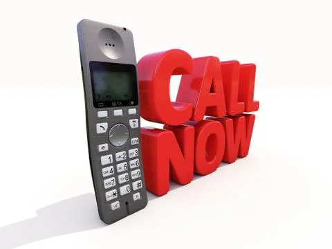 Call now Stock Illustration