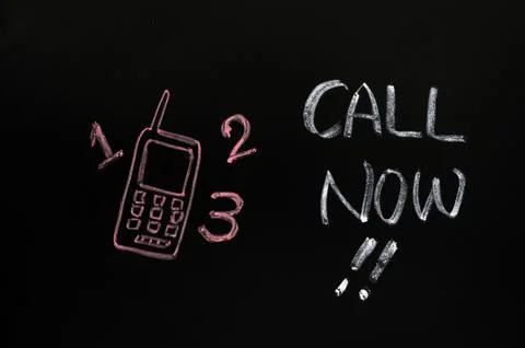 Call now Stock Photos