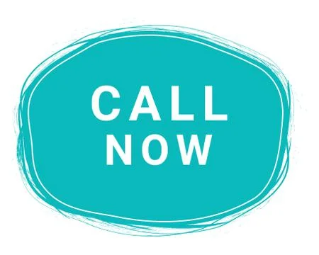 Call Now, Speech Bubble Banner, Element Design Template, App Icon, Vector Stock Illustration
