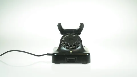 Call with old phone Stock Footage 102176160