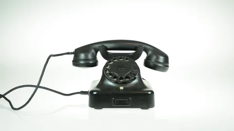 Call with old phone Stock Footage 102176184