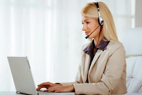 Call Operator Stock Photos