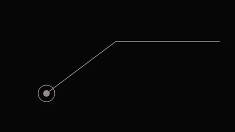 Call out animation on black background, frame element. Hud callout rectangl.. Vidéo 337658973