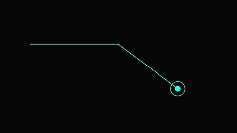 Call out animation on black background, frame element. Hud callout rectangl.. Vidéo 337658977