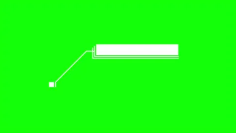 Call out animation on green screen background, animated call out concept Stock Footage 304274943