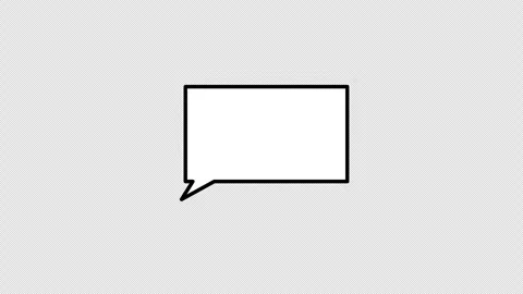 Call Out Square Square animation with black background 스톡 동영상 275877090