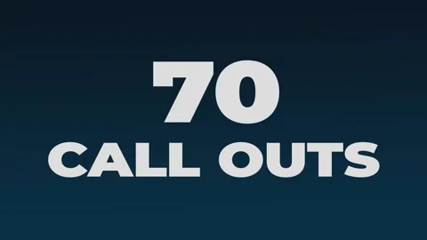 Call Outs Stock After Effects