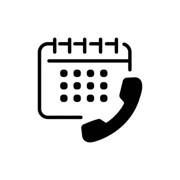 Call planner icon. Time Management icon. Business Concept. Calendar vector ic Stock Illustration