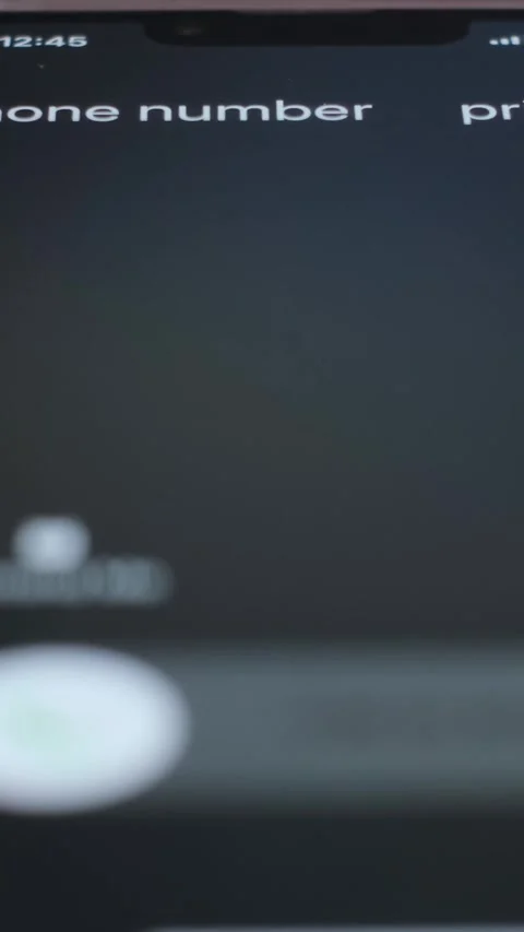 A call to a smartphone from a personal, unknown number. Receiving an incoming Stock Footage 250384068