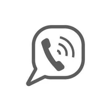 Call speech bubble sign. Call speech bubble sign. Stock Illustration