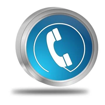 Call us Button Stock Illustration