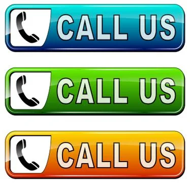 "call us" buttons Stock Illustration