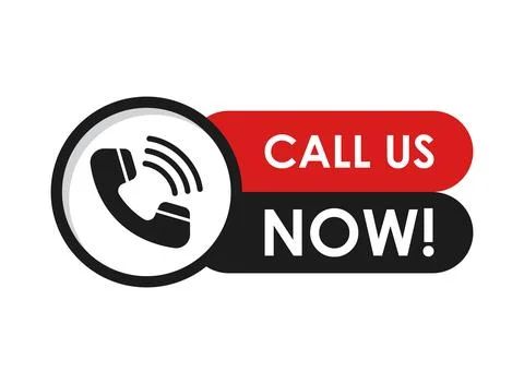 Call us icon in flat style. Contact details vector illustration on isolated.. Stock Illustration