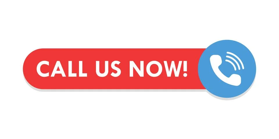 Call us icon in flat style. Contact details vector illustration on isolated.. Stock Illustration