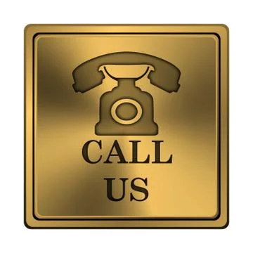 Call us icon Illustrazione stock