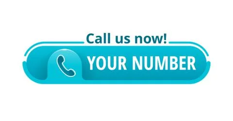 Call us now! Creative button template Stock Illustration
