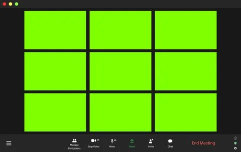 Call video template. Blank for inserting faces instead of chroma key Stock Illustration
