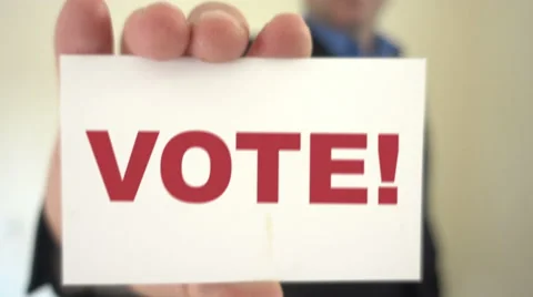 Call to vote Stock Footage 60393351