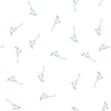 Calla flower glyph vector seamless pattern 스톡 일러스트