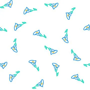 Calla flower vector seamless pattern 스톡 일러스트