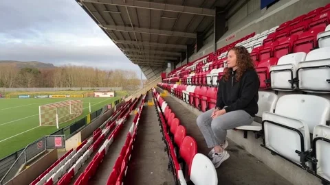Callaghan takes pride in rise in young girls playing football as she is made MB Stock Footage 296609416