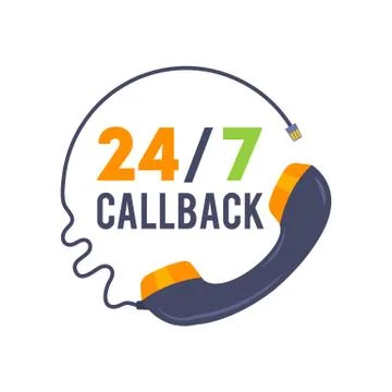 Callback icon for Web and Mobile Stock Illustration