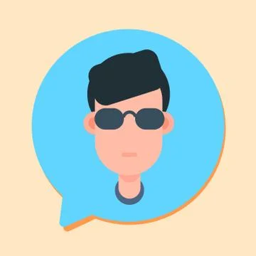 Callcenter man support online operator, customer and technical service icon Stock Illustration