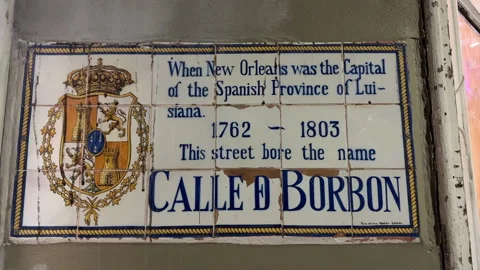 Calle d borbon new orleans night Stock Footage 165071663
