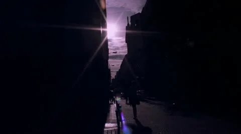 Calle palma efecto Stock Footage 10975372