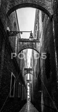 Calli in Venice Stock Photos
