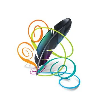 Calligraphic art Stock Illustration