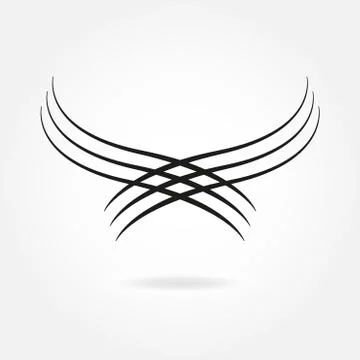 Calligraphic design element. Vector graphic page decoration. Stock Illustration