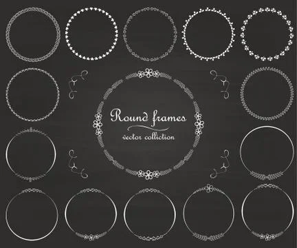 Calligraphic design elements Stock Illustration