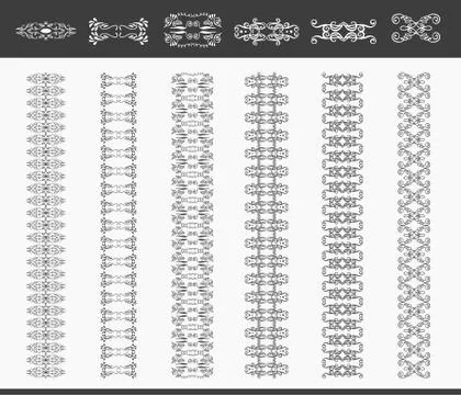 Calligraphic elegant Stock Illustration