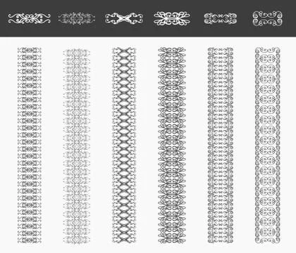 Calligraphic elegant Stock Illustration