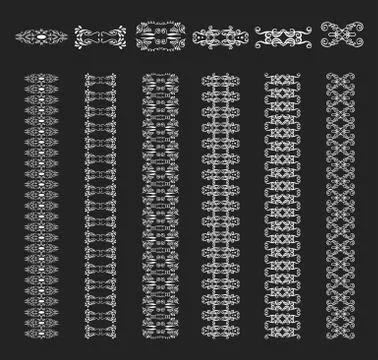 Calligraphic elegant Stock Illustration