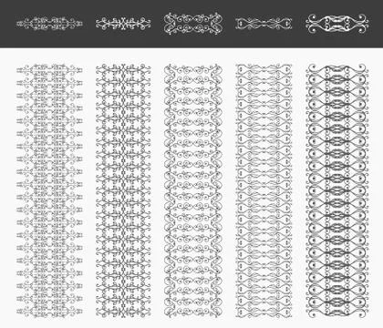 Calligraphic elegant Stock Illustration