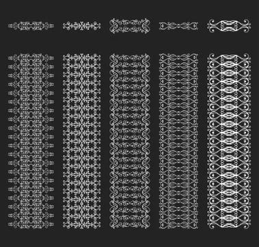 Calligraphic elegant Stock Illustration