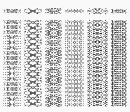 Calligraphic elegant Stock Illustration