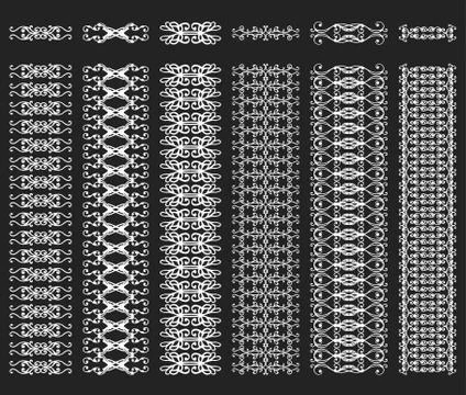 Calligraphic elegant Stock Illustration