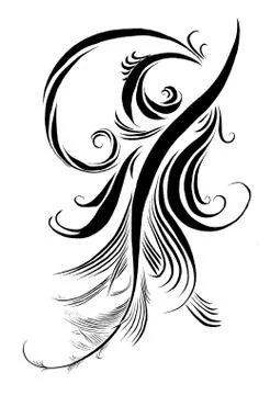Calligraphic pen beauty elegance pattern background Stock Illustration