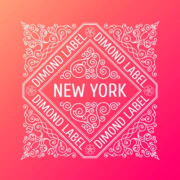 Calligraphic square Ornament Frame Lines. Restaurant menu. Luxury vintage ornate Stock Illustration