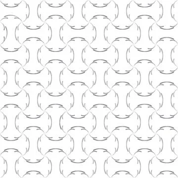 Calligraphic Strokes Seamless Pattern Stock Illustration